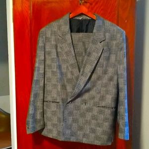 Cosi L'Uomo gray/blue two piece suit (vintage)